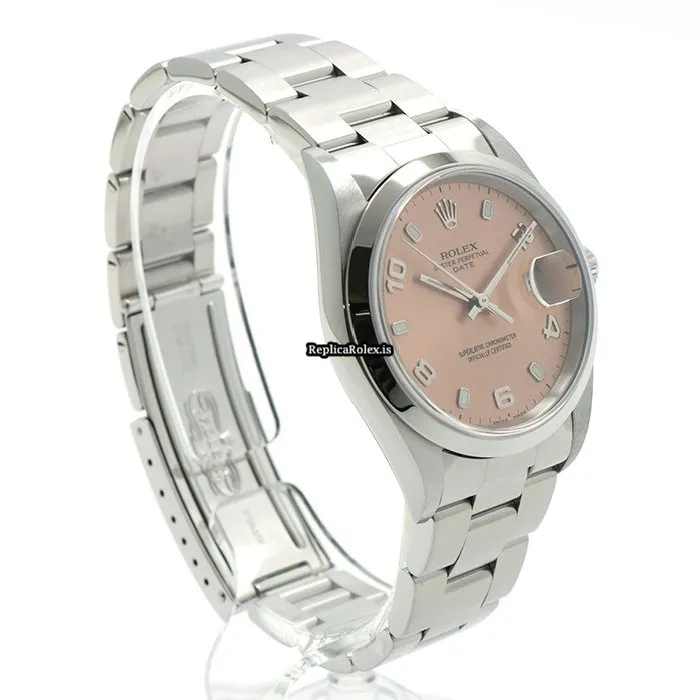 Attractive Replicas Rolex Oyster Perpetual Date 15200 Automatic Movement 34mm Steel Case Watch - Image 7