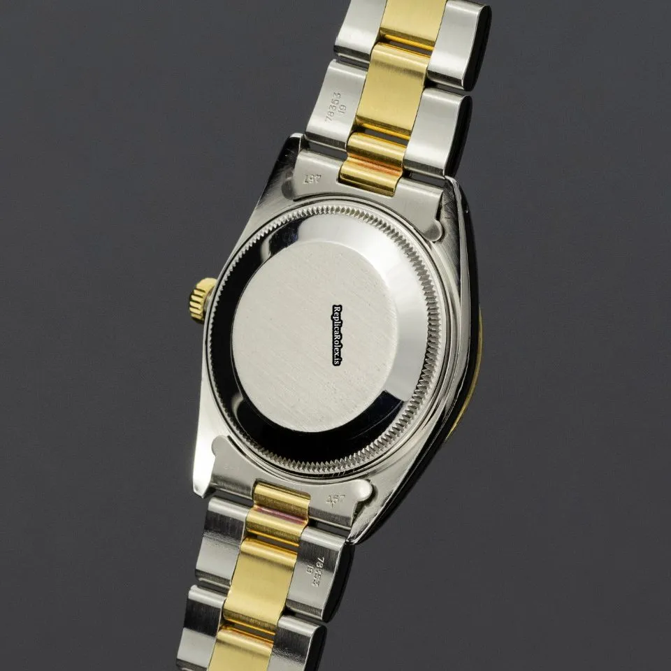 Stylish Imitation Rolex Oyster Perpetual Date 15053 Caliber 3035 Automatic Movement 34mm Gold/steel Case Mens/unisex Watch - Image 4