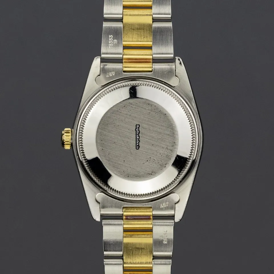 Stylish Imitation Rolex Oyster Perpetual Date 15053 Caliber 3035 Automatic Movement 34mm Gold/steel Case Mens/unisex Watch - Image 5