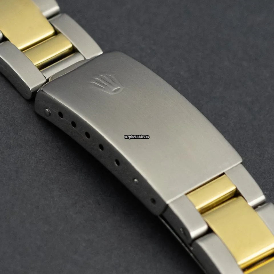 Stylish Imitation Rolex Oyster Perpetual Date 15053 Caliber 3035 Automatic Movement 34mm Gold/steel Case Mens/unisex Watch - Image 8