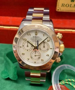 Best Replica Rolex Daytona 116523 Caliber 4130 Automatic Movement 40mm Gold/steel Case Mens/unisex Watch