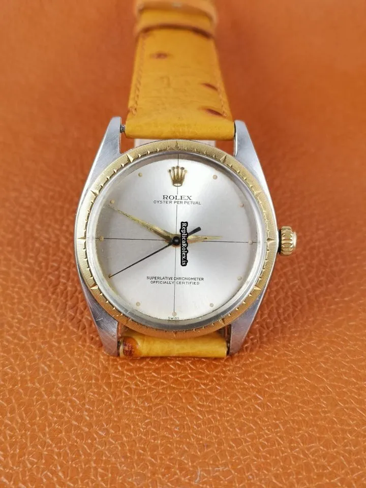 Perfect Replica Rolex Oyster Perpetual 34 1008 Caliber 1560 Automatic Movement 34mm Gold/steel Case Mens/unisex Watch