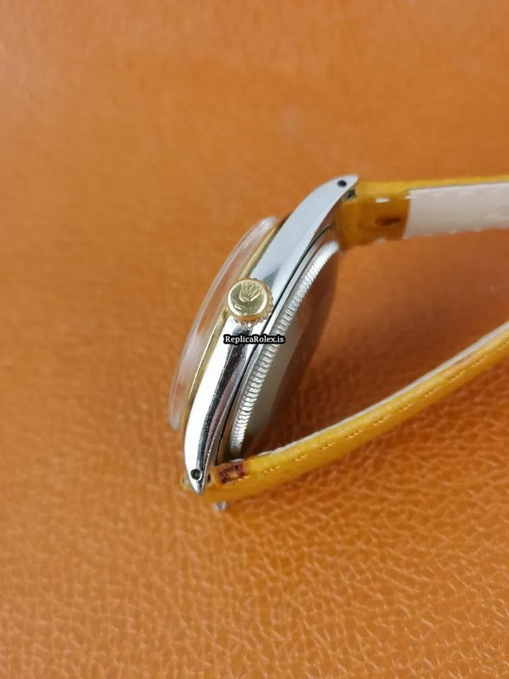 Perfect Replica Rolex Oyster Perpetual 34 1008 Caliber 1560 Automatic Movement 34mm Gold/steel Case Mens/unisex Watch - Image 5