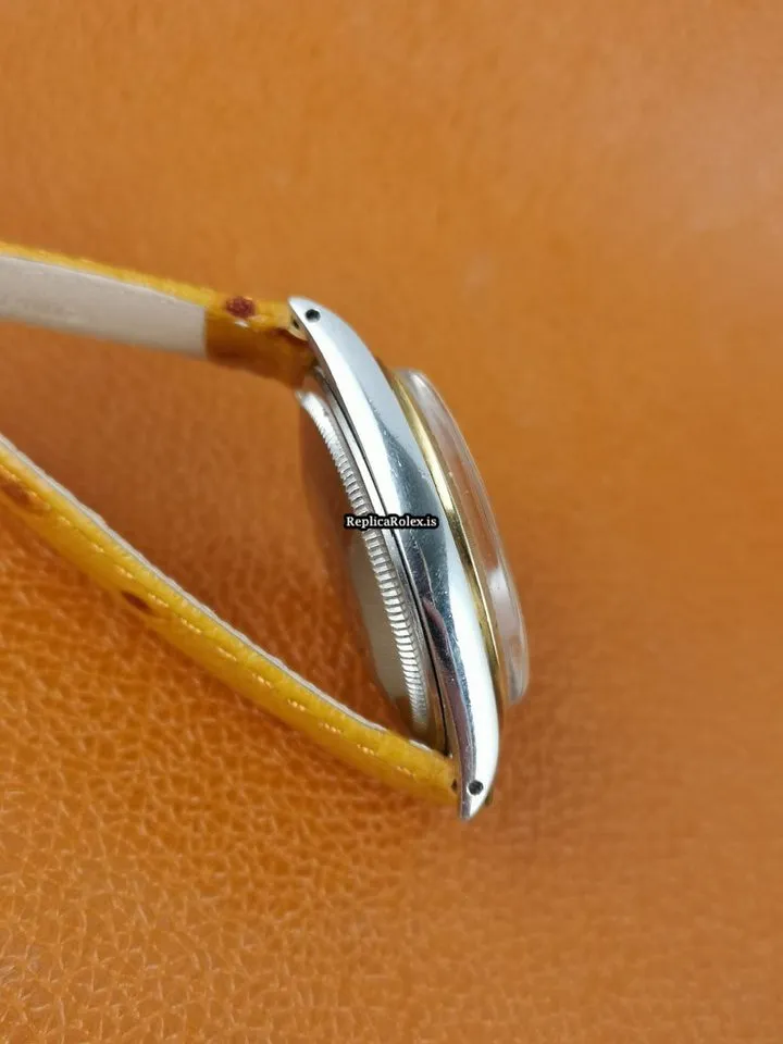 Perfect Replica Rolex Oyster Perpetual 34 1008 Caliber 1560 Automatic Movement 34mm Gold/steel Case Mens/unisex Watch - Image 7