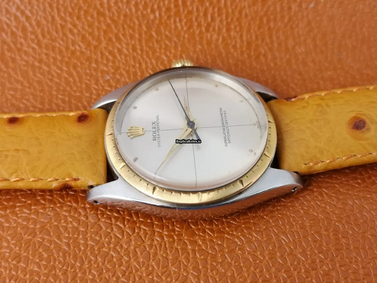 Perfect Replica Rolex Oyster Perpetual 34 1008 Caliber 1560 Automatic Movement 34mm Gold/steel Case Mens/unisex Watch - Image 9