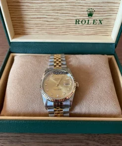 Ideal Fake Rolex Datejust 16233 Caliber 3135 Automatic Movement 36mm Gold/steel Case Mens/unisex Watch