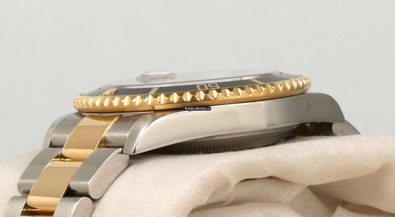 Stylish Fake Rolex Submariner Date 16613ln Caliber 3135 Automatic Movement 40mm Gold/steel Case Mens/unisex Watch - Image 8