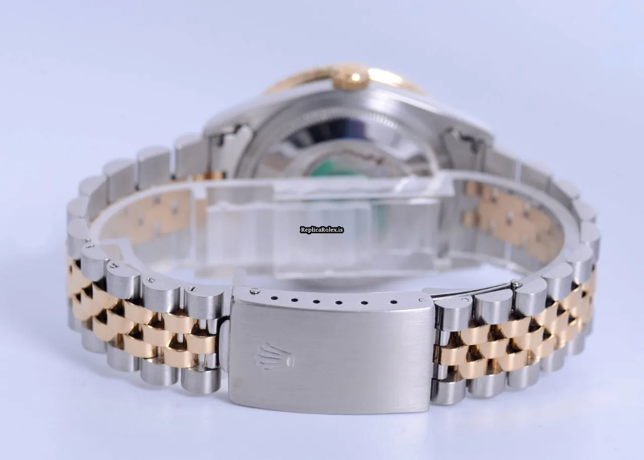 Stylish Replica Rolex Datejust Turn-o-graph 16263 Caliber 3155 Automatic Movement 36mm Gold/steel Case Mens/unisex Watch - Image 4