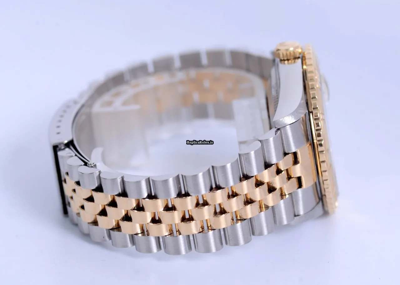 Stylish Replica Rolex Datejust Turn-o-graph 16263 Caliber 3155 Automatic Movement 36mm Gold/steel Case Mens/unisex Watch - Image 5