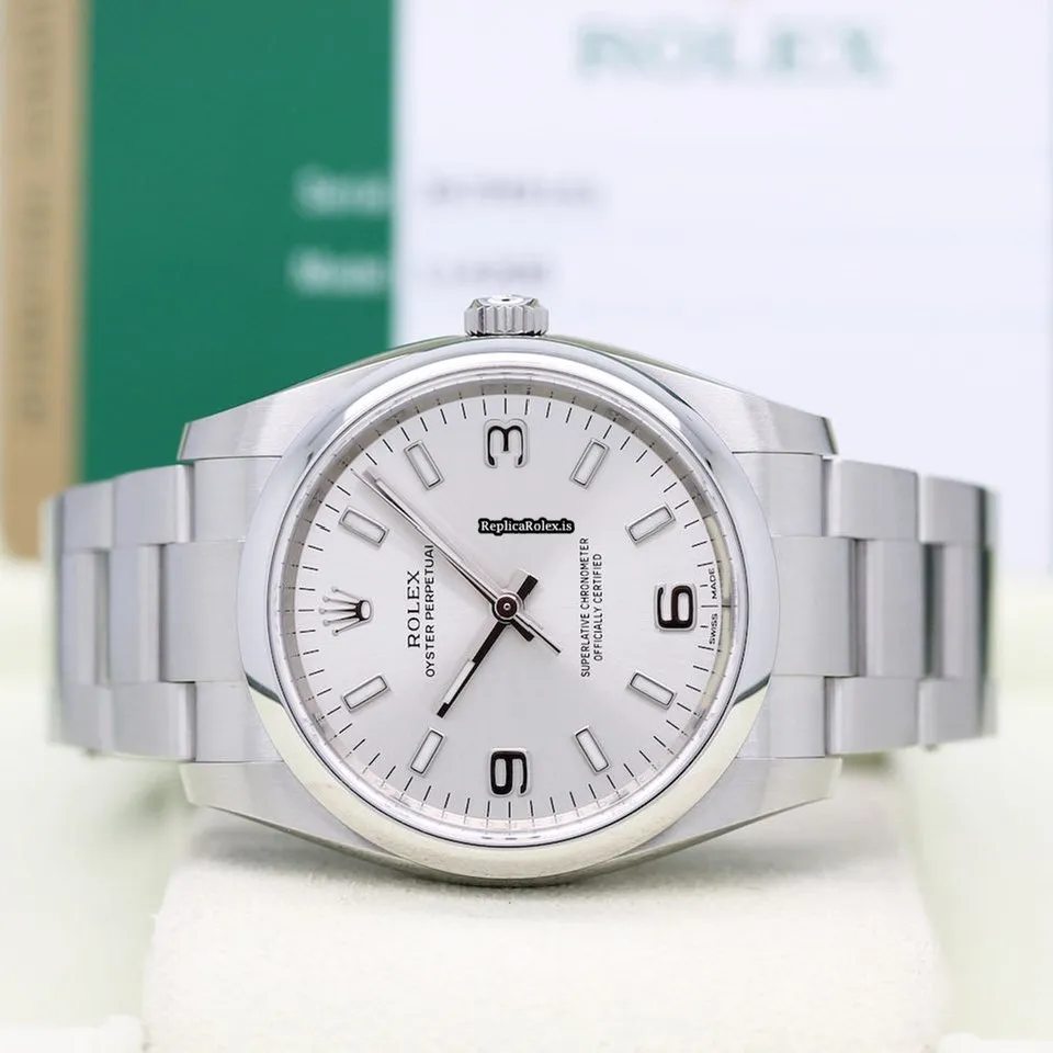 Neat Replica Rolex Oyster Perpetual 34 114200 Caliber 3130 Automatic Movement 34x42mm Steel Case Mens/unisex Watch