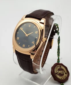 Incredible Copies Rolex Cellini 5330 Caliber 1602 Manual Winding Movement 36mm Rose Gold Case Mens/unisex Watch