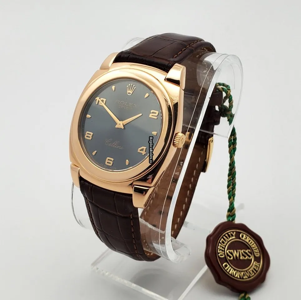 Incredible Copies Rolex Cellini 5330 Caliber 1602 Manual Winding Movement 36mm Rose Gold Case Mens/unisex Watch