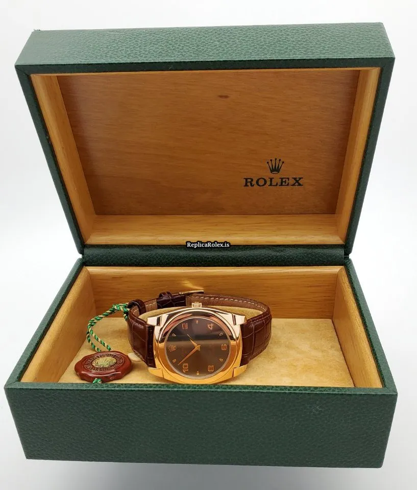 Incredible Copies Rolex Cellini 5330 Caliber 1602 Manual Winding Movement 36mm Rose Gold Case Mens/unisex Watch - Image 8