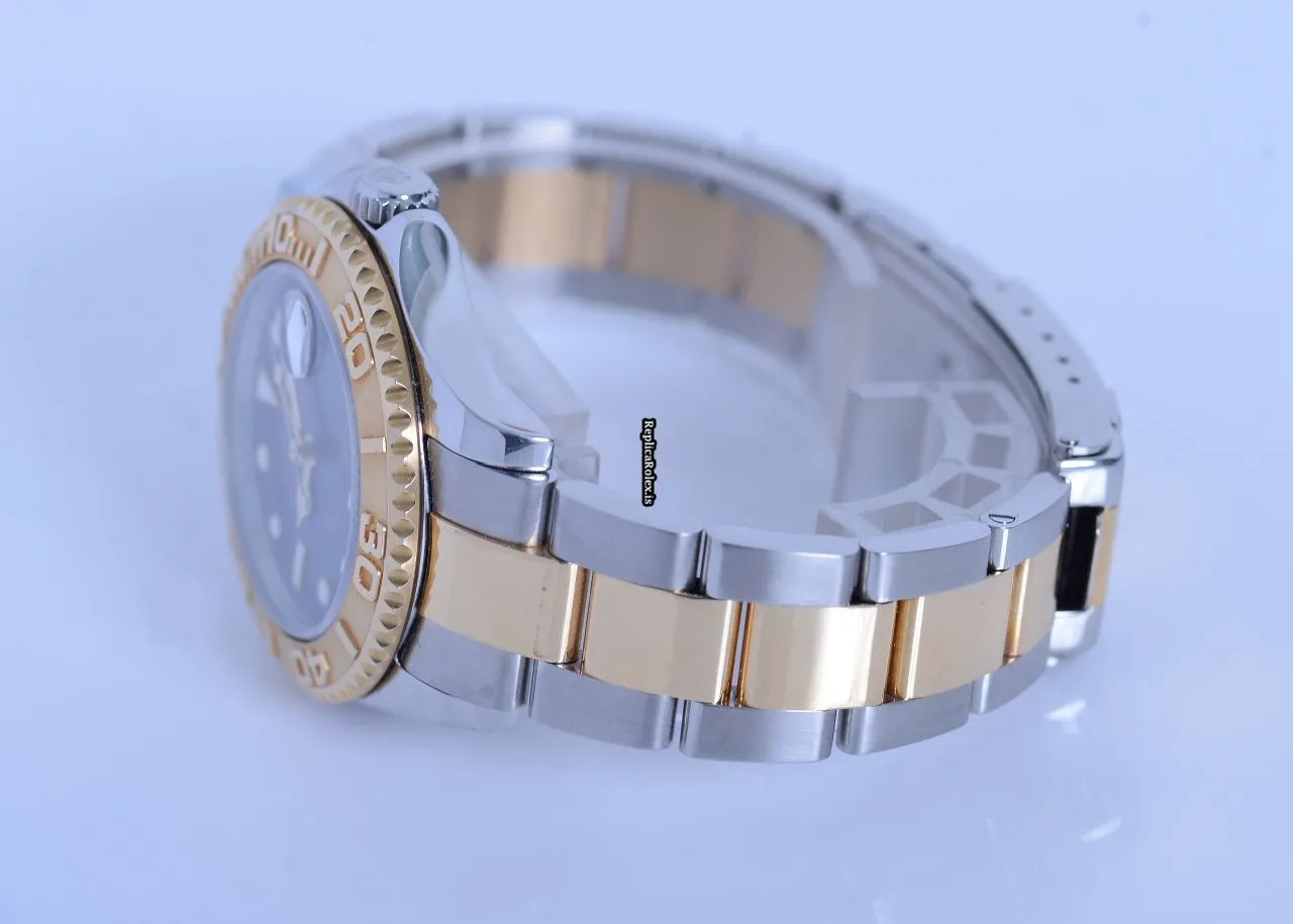 Fabulous Replica Rolex Yacht-master 68623 Automatic Movement 35mm Gold/steel Case Mens/unisex Watch - Image 2