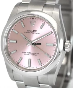 Well Made Fake Rolex Oyster Perpetual 34 124200 Caliber 2232 Automatic Movement 34mm Steel Case Mens/unisex Watch