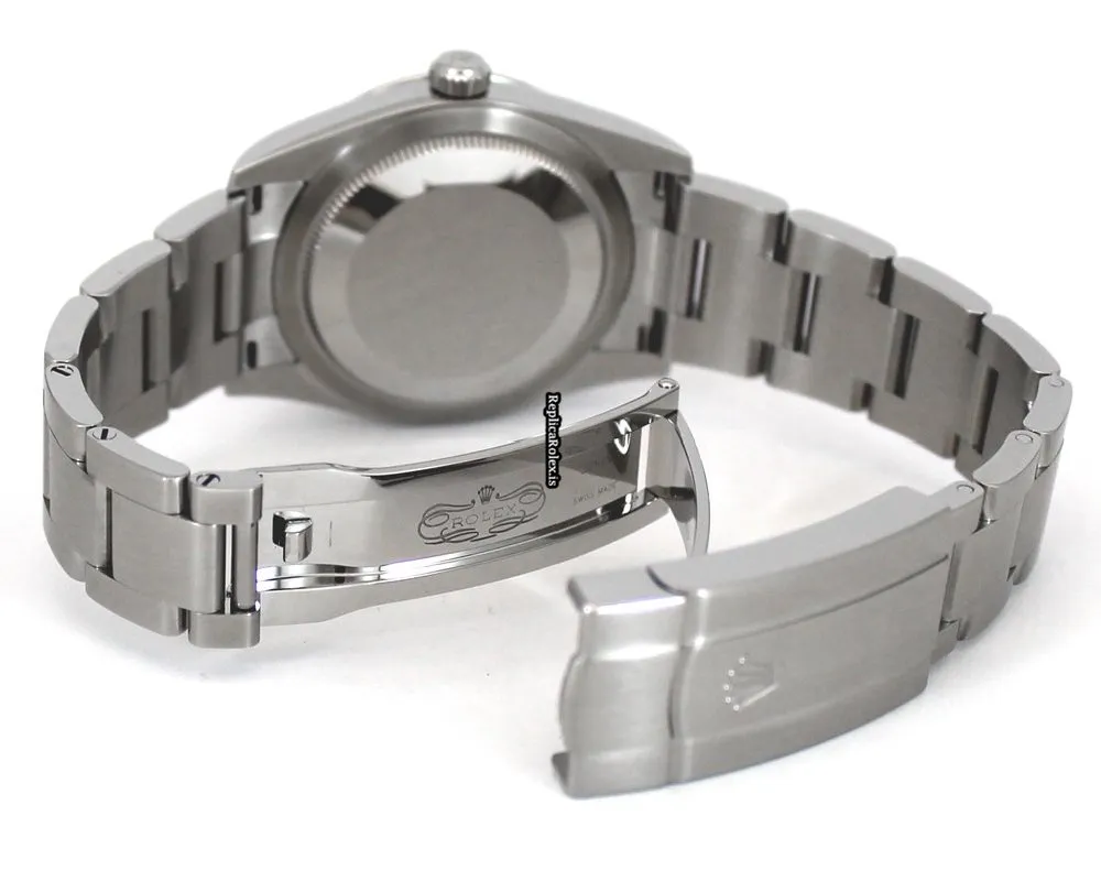 Well Made Fake Rolex Oyster Perpetual 34 124200 Caliber 2232 Automatic Movement 34mm Steel Case Mens/unisex Watch - Image 12