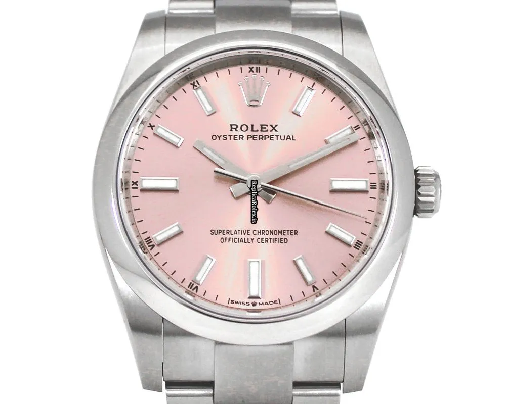 Well Made Fake Rolex Oyster Perpetual 34 124200 Caliber 2232 Automatic Movement 34mm Steel Case Mens/unisex Watch - Image 2