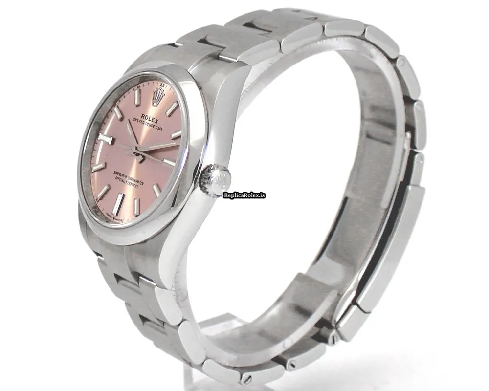 Well Made Fake Rolex Oyster Perpetual 34 124200 Caliber 2232 Automatic Movement 34mm Steel Case Mens/unisex Watch - Image 6