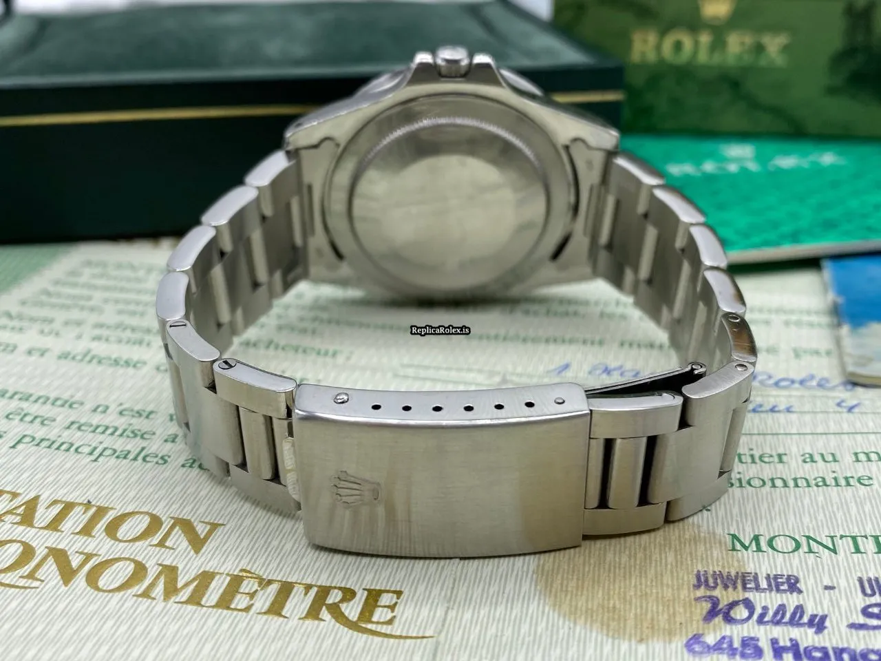 Affordable Replica Rolex Gmt-master 1675 Caliber 1570 Automatic Movement 40mm Steel Case Mens/unisex Watch - Image 9