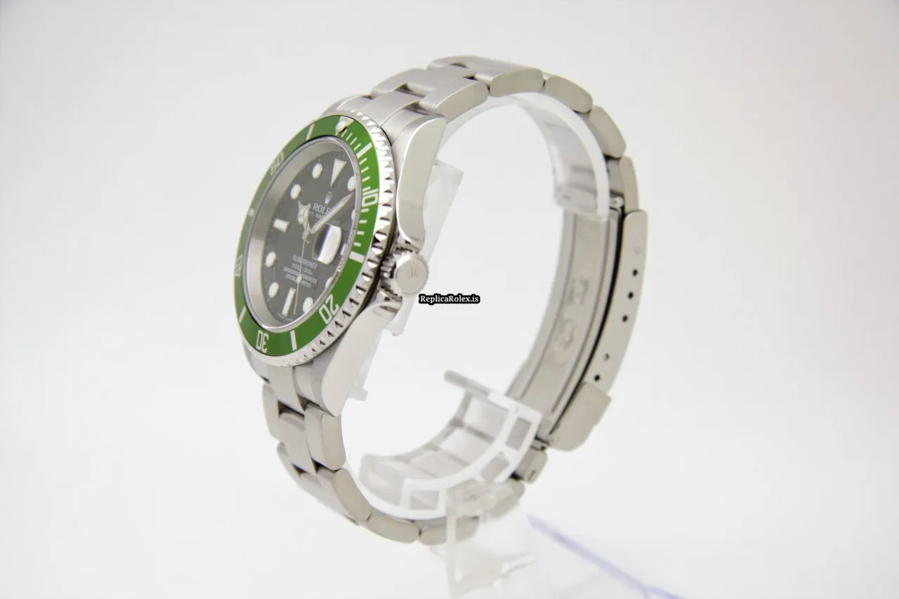 Amazing Fake Rolex Submariner Date 16610lv Caliber 3135 Automatic Movement 40mm Steel Case Mens/unisex Watch - Image 3