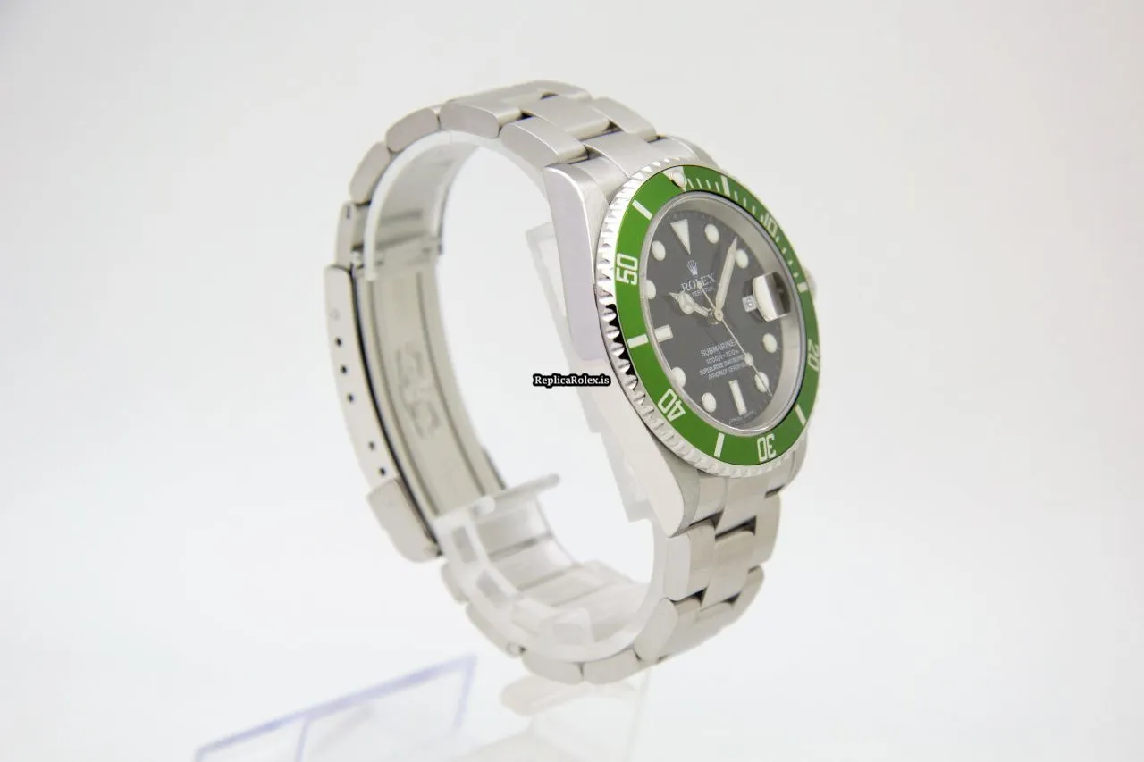 Amazing Fake Rolex Submariner Date 16610lv Caliber 3135 Automatic Movement 40mm Steel Case Mens/unisex Watch - Image 4