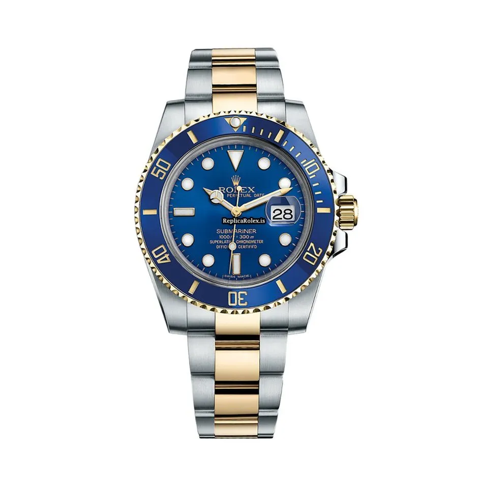 Good Replica Rolex Submariner Date 116613lb Caliber 3135 Automatic Movement 40mm Gold/steel Case Mens/unisex Watch - Image 9