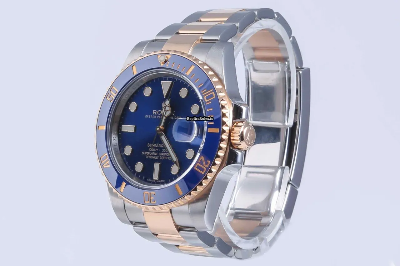 Good Replica Rolex Submariner Date 116613lb Caliber 3135 Automatic Movement 40mm Gold/steel Case Mens/unisex Watch - Image 2