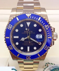 Fine Fake Rolex Submariner Date 116618lb Caliber 3135 Automatic Movement 40mm Yellow Gold Case Mens/unisex Watch