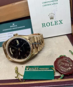 Cool Fake Rolex Day-date 36 18238 Caliber 3155 Automatic Movement 36mm Yellow Gold Case Mens/unisex Watch