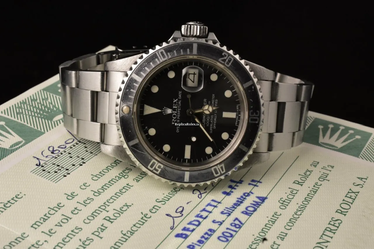Incredible Copy Rolex Submariner Date 16800 Caliber 3035 Automatic Movement 40mm Steel Case Mens/unisex Watch - Image 9