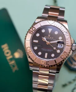 Inexpensive Imitation Rolex Yacht-master 37 268621 Caliber 2236 Automatic Movement 37mm Gold/steel Case Mens/unisex Watch