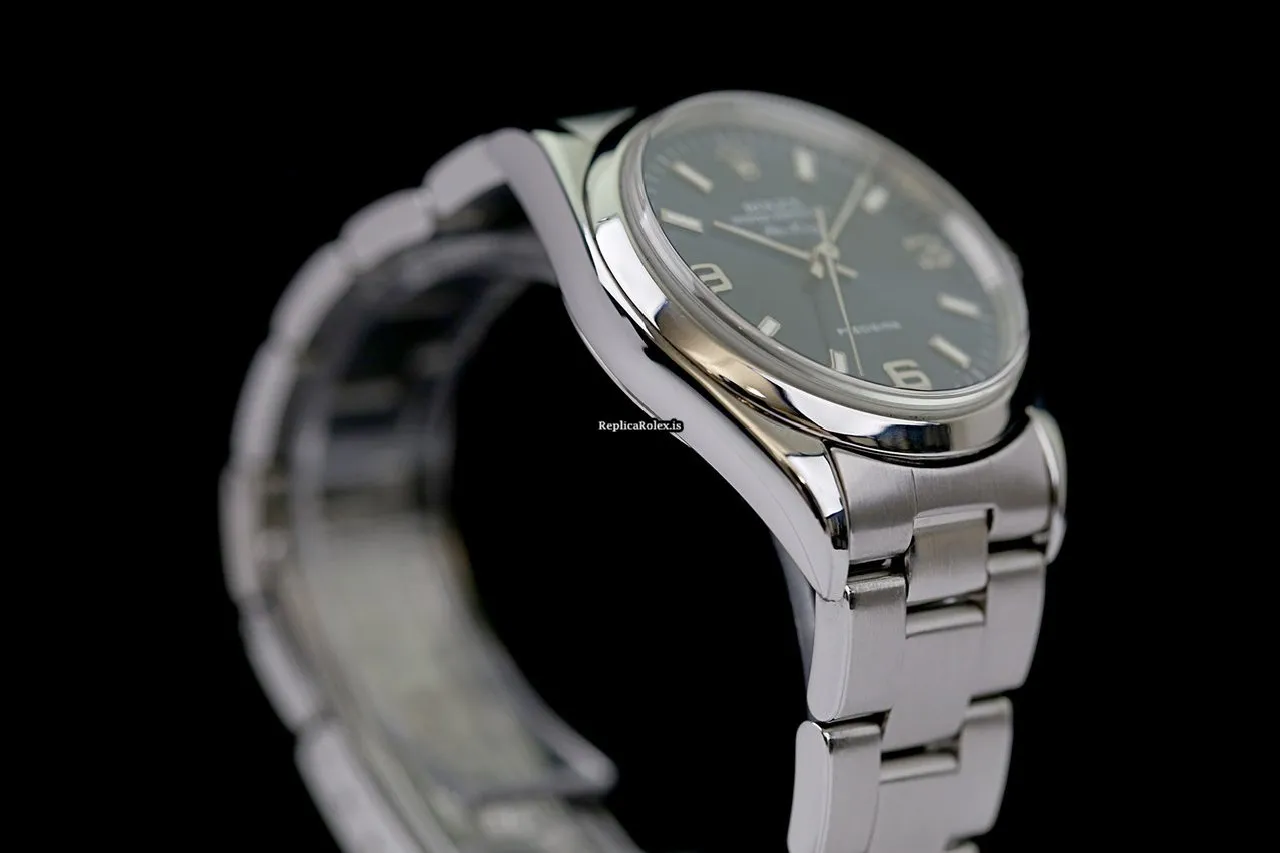 Top Replica Rolex Air King Precision 14010m Caliber 3130 Automatic Movement 34x42mm Steel Case Mens/unisex Watch - Image 5