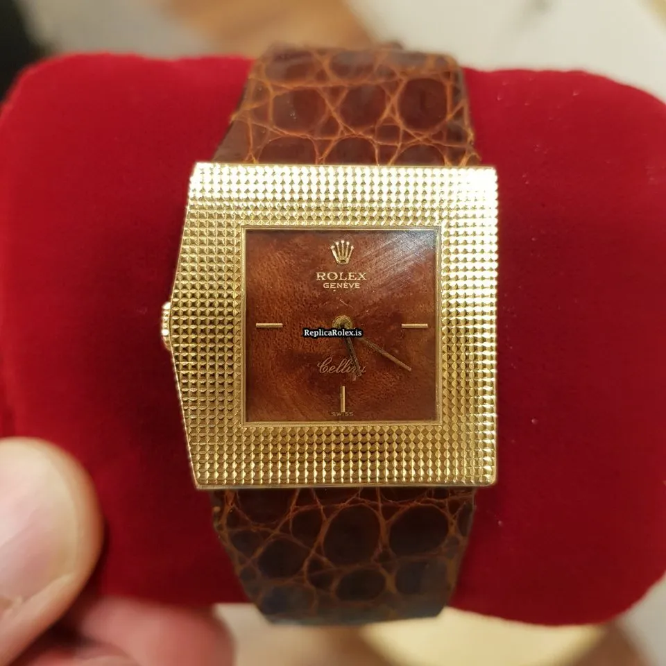 Design Replica Rolex Cellini 4017 Manual Winding Movement 28mm White Gold Case Mens/unisex Watch - Image 11