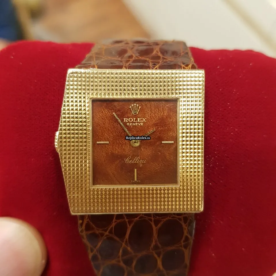 Design Replica Rolex Cellini 4017 Manual Winding Movement 28mm White Gold Case Mens/unisex Watch - Image 12