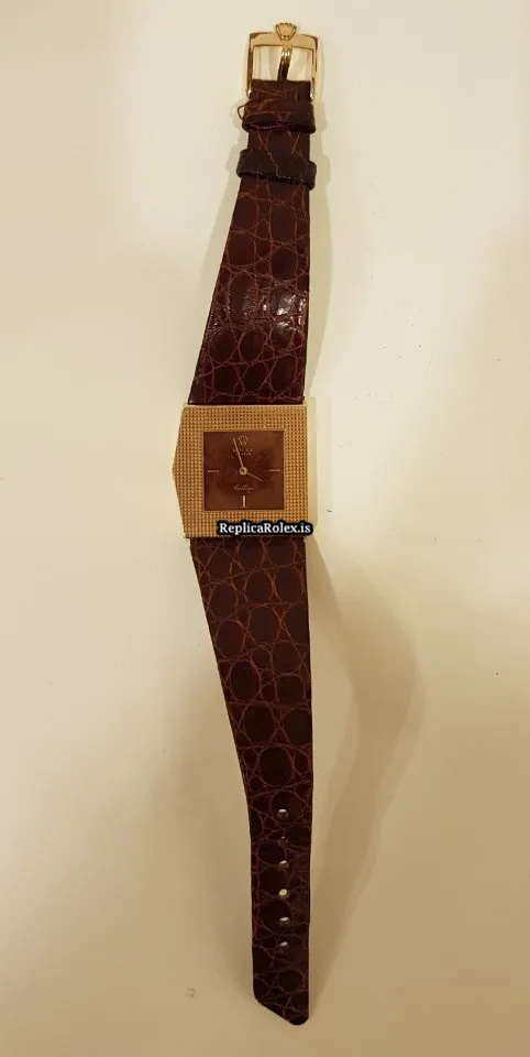 Design Replica Rolex Cellini 4017 Manual Winding Movement 28mm White Gold Case Mens/unisex Watch - Image 4