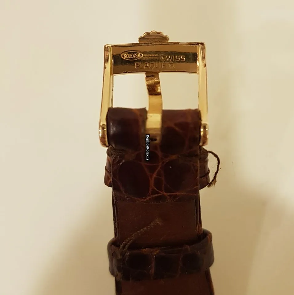 Design Replica Rolex Cellini 4017 Manual Winding Movement 28mm White Gold Case Mens/unisex Watch - Image 6