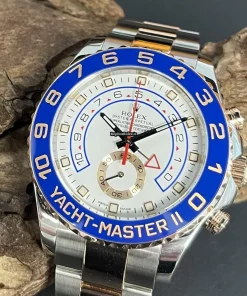 Superior Imitation Rolex Yacht-master II 116681 Automatic Movement 44mm Gold/steel Case Watch