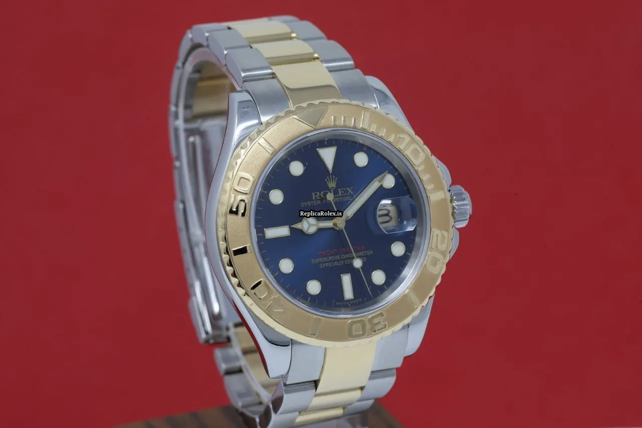 Epic Fake Rolex Yacht-master 40 16623 Caliber 3135 Automatic Movement 40mm Gold/steel Case Mens/unisex Watch - Image 7