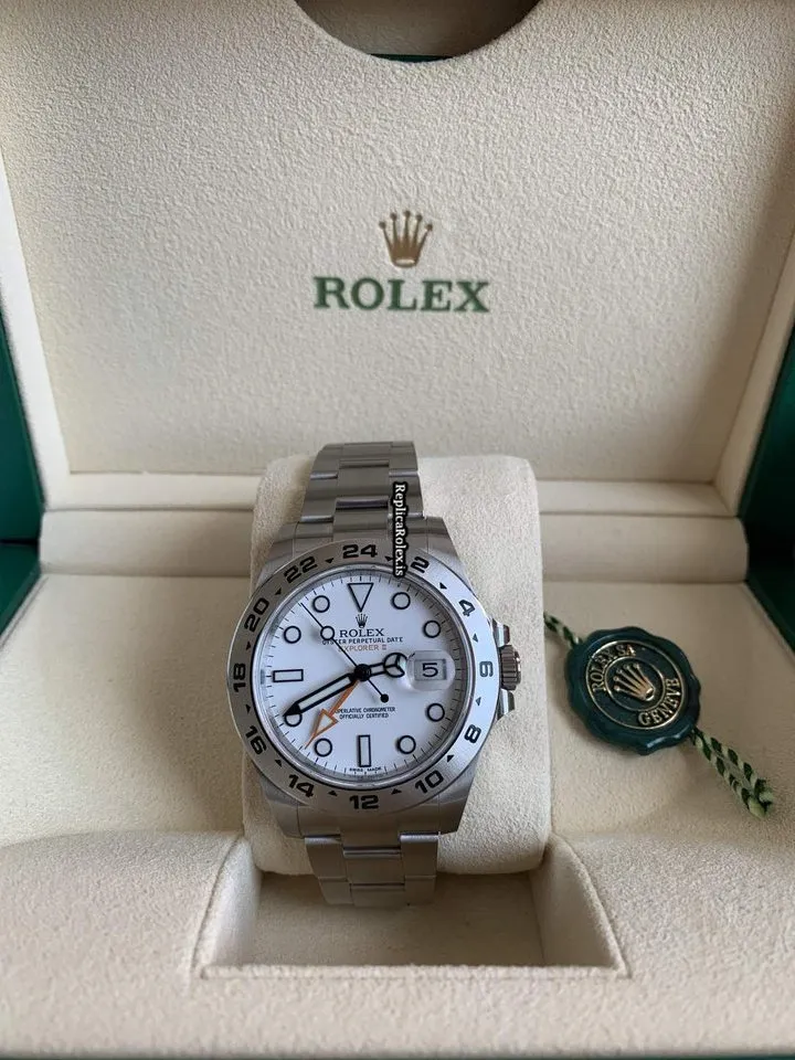 Cheap Replica Rolex Explorer II 216570 Caliber 3187 Automatic Movement 42mm Steel Case Mens/unisex Watch