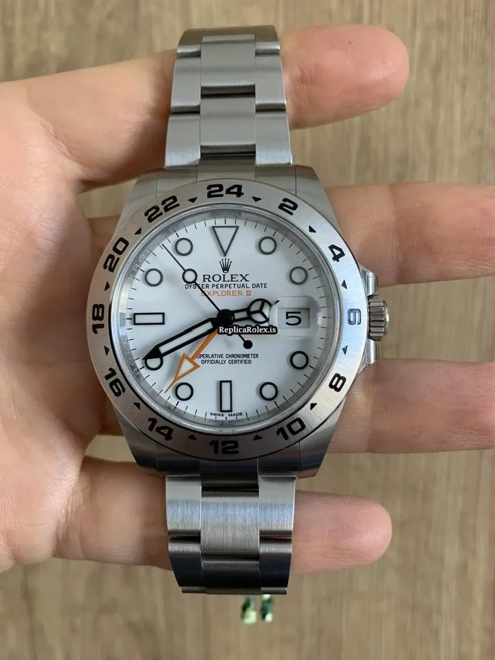 Cheap Replica Rolex Explorer II 216570 Caliber 3187 Automatic Movement 42mm Steel Case Mens/unisex Watch - Image 10
