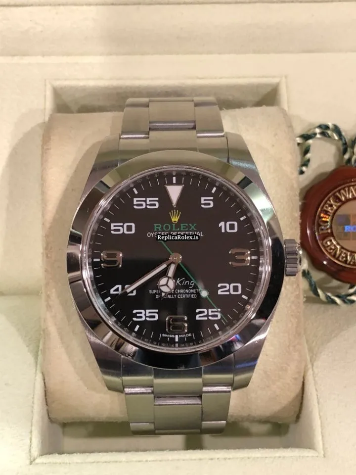 Mind-boggling Fake Rolex Air King 116900 Caliber 3131 Automatic Movement 40mm Steel Case Mens/unisex Watch - Image 2