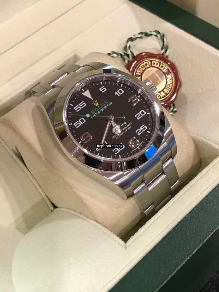 Mind-boggling Fake Rolex Air King 116900 Caliber 3131 Automatic Movement 40mm Steel Case Mens/unisex Watch - Image 3