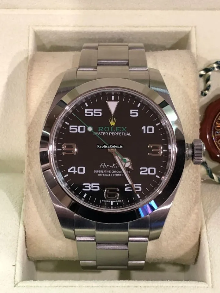 Mind-boggling Fake Rolex Air King 116900 Caliber 3131 Automatic Movement 40mm Steel Case Mens/unisex Watch - Image 5