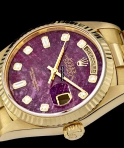 Ideal Fake Rolex Day-date 36 18238 Caliber 3155 Automatic Movement 36mm Yellow Gold Case Mens/unisex Watch