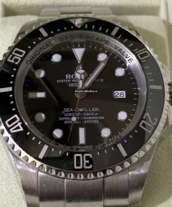 Top Fake Rolex Sea-dweller Deepsea 116660 Caliber 3135 Automatic Movement 44mm Steel Case Mens/unisex Watch