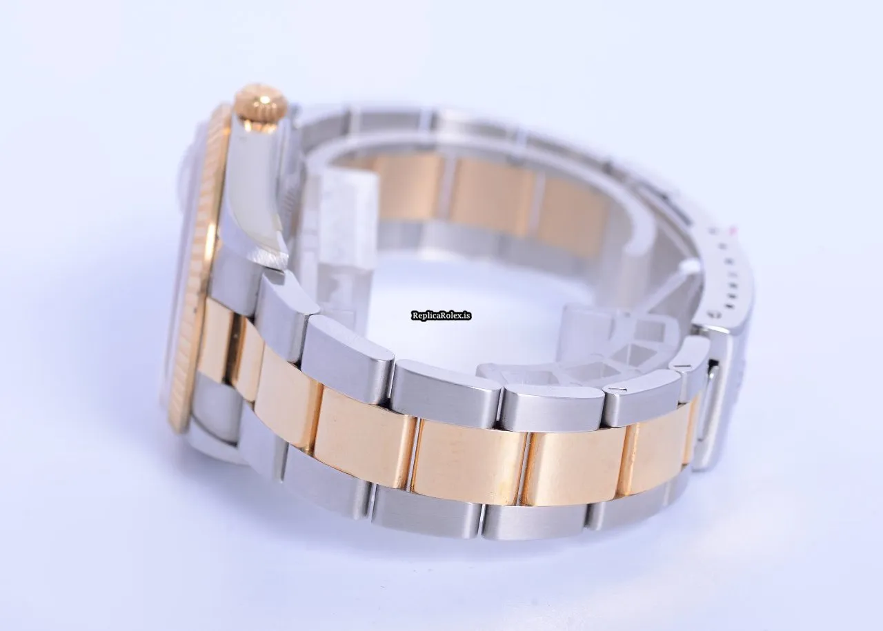 Wholesale Replica Rolex Oyster Perpetual Date 15223 Automatic Movement 34mm Gold/steel Case Mens/unisex Watch - Image 4