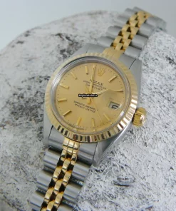 Perfect Fake Rolex Lady-datejust 6917 Caliber 2030 Automatic Movement 26mm Gold/steel Case Womens Watch