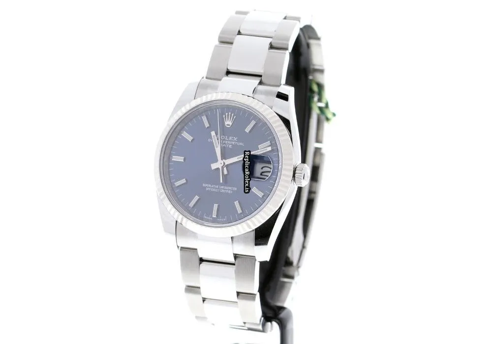 Aaa Fake Rolex Oyster Perpetual Date 115234 Caliber 3135 Automatic Movement 34mm Steel Case Mens/unisex Watch - Image 3