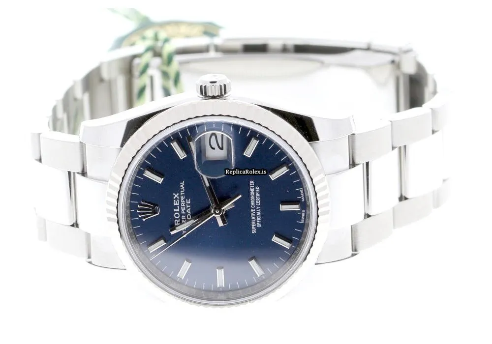 Aaa Fake Rolex Oyster Perpetual Date 115234 Caliber 3135 Automatic Movement 34mm Steel Case Mens/unisex Watch - Image 6
