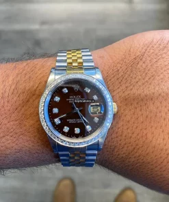 Lovely Replica Rolex Datejust 16233 Caliber 3135 Automatic Movement 36mm Gold/steel Case Mens/unisex Watch